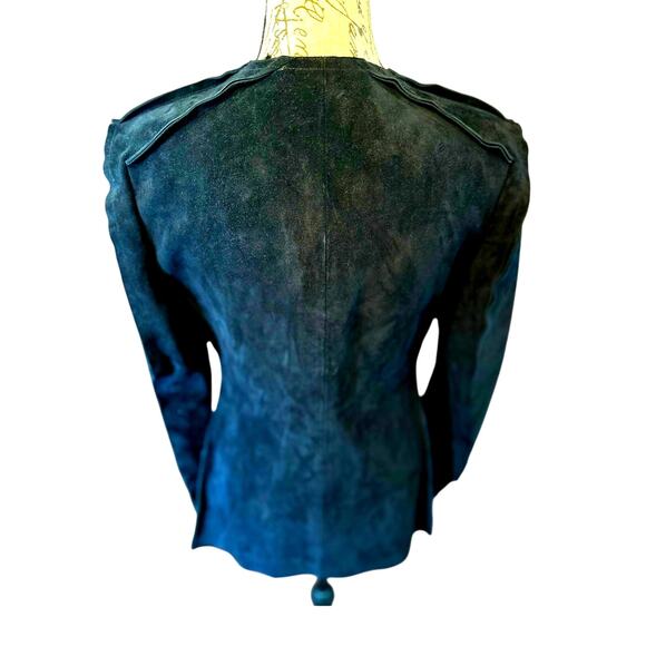 Isabel Marant Adixia Jacket 100% Calf Leather RARE Black size 38 (S/M) - Picture 13 of 16